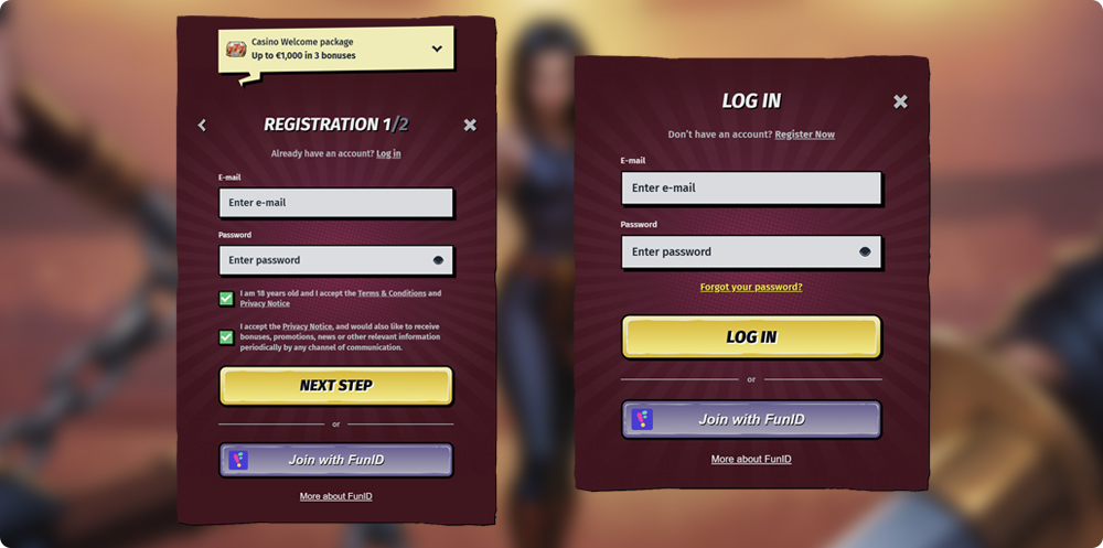 AllySpin Login and Registration